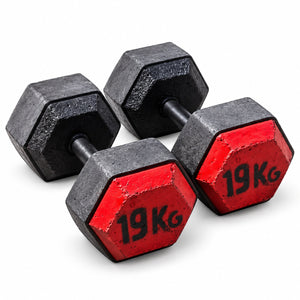 Masses de musculation hexagonales (vendues par paire)