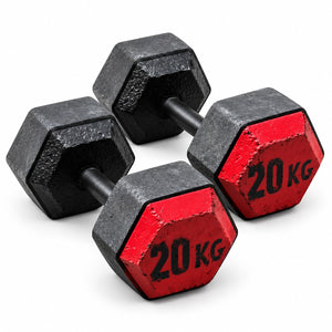 Masses de musculation hexagonales (vendues par paire)