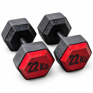 Masses de musculation hexagonales (vendues par paire)