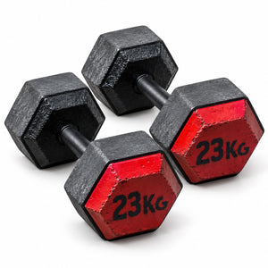 Masses de musculation hexagonales (vendues par paire)